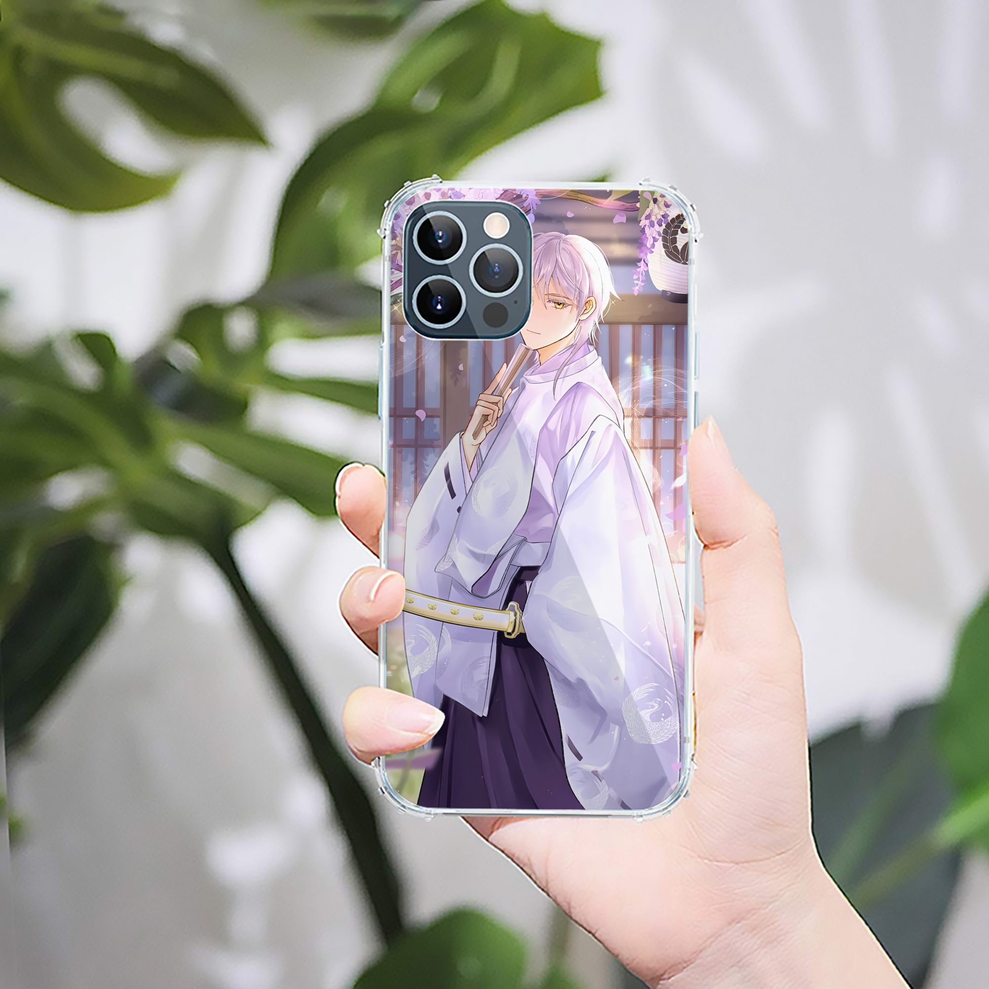（画像用） 刀剣乱舞 Touken Ranbu 【iPhone 12シリーズ対応】透明スマホケース（クリアソフトケース）